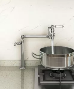 Tuscany® Winterset Two-Handle Polished Chrome Pot Filler Faucet 16 Tuscany® Winterset Two-Handle Polished Chrome Pot Filler Faucet -Tuscany Shop 6736086 Scene