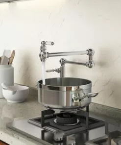 Tuscany® Winterset Two-Handle Polished Chrome Pot Filler Faucet 17 Tuscany® Winterset Two-Handle Polished Chrome Pot Filler Faucet -Tuscany Shop 6736086 Scene 2