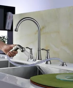 Tuscany® Marianna™ Two-Handle Stainless Kitchen Faucet 10 Tuscany® Marianna™ Two-Handle Stainless Kitchen Faucet -Tuscany Shop 6736118 ALT 02