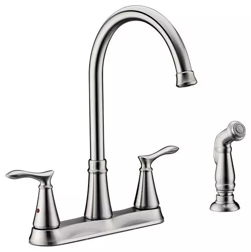 Tuscany® Marianna™ Two-Handle Stainless Kitchen Faucet 1 Tuscany® Marianna™ Two-Handle Stainless Kitchen Faucet
