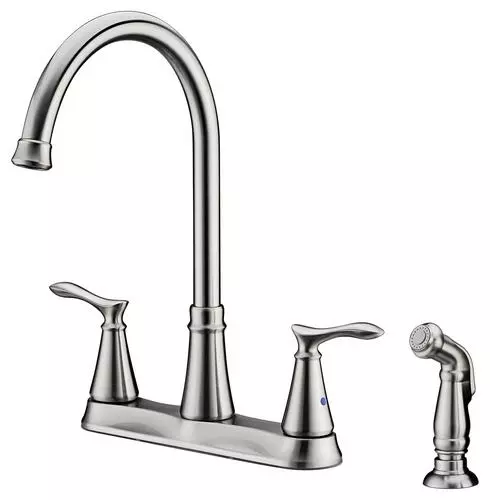 Tuscany® Marianna™ Two-Handle Stainless Kitchen Faucet 2 Tuscany® Marianna™ Two-Handle Stainless Kitchen Faucet - Image 2