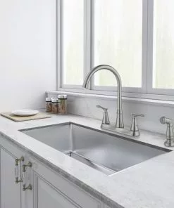 Tuscany® Marianna™ Two-Handle Stainless Kitchen Faucet 11 Tuscany® Marianna™ Two-Handle Stainless Kitchen Faucet -Tuscany Shop 6736118 SC RS 300PPI