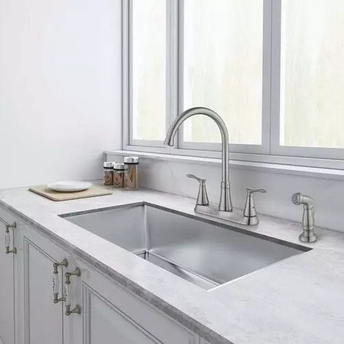 Tuscany® Marianna™ Two-Handle Stainless Kitchen Faucet 6 Tuscany® Marianna™ Two-Handle Stainless Kitchen Faucet - Image 6