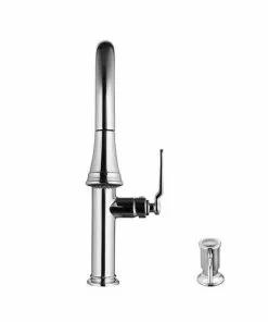 Tuscany® Vacaville One-Handle Pull-Down Polished Chrome Kitchen Faucet 13 Tuscany® Vacaville One-Handle Pull-Down Polished Chrome Kitchen Faucet -Tuscany Shop 6736229 Front