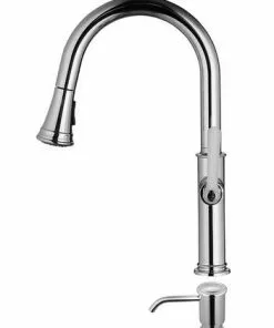 Tuscany® Vacaville One-Handle Pull-Down Polished Chrome Kitchen Faucet 14 Tuscany® Vacaville One-Handle Pull-Down Polished Chrome Kitchen Faucet -Tuscany Shop 6736229 Right