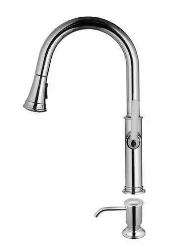 Tuscany® Vacaville One-Handle Pull-Down Polished Chrome Kitchen Faucet 7 Tuscany® Vacaville One-Handle Pull-Down Polished Chrome Kitchen Faucet - Image 7