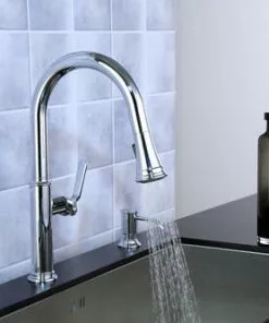 Tuscany® Vacaville One-Handle Pull-Down Polished Chrome Kitchen Faucet 10 Tuscany® Vacaville One-Handle Pull-Down Polished Chrome Kitchen Faucet -Tuscany Shop 6736229 Scene 2