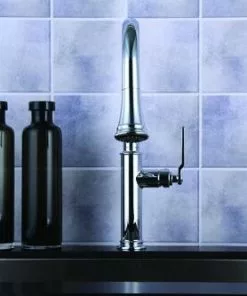 Tuscany® Vacaville One-Handle Pull-Down Polished Chrome Kitchen Faucet 12 Tuscany® Vacaville One-Handle Pull-Down Polished Chrome Kitchen Faucet -Tuscany Shop 6736229 Scene 5B