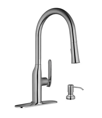 Tuscany® Mythos One-Handle Pull-Down Polished Chrome Kitchen Faucet 1 Tuscany® Mythos One-Handle Pull-Down Polished Chrome Kitchen Faucet
