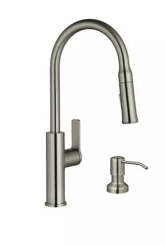 Tuscany® Brittania One-Handle Stainless Steel Kitchen Faucet 2 Tuscany® Brittania One-Handle Stainless Steel Kitchen Faucet - Image 2