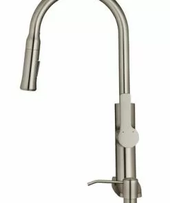 Tuscany® Brittania One-Handle Stainless Steel Kitchen Faucet 7 Tuscany® Brittania One-Handle Stainless Steel Kitchen Faucet -Tuscany Shop 6736237 Side