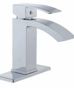 Tuscany® Abbeville One-Handle 4" Centerset Polished Chrome Bathroom Faucet