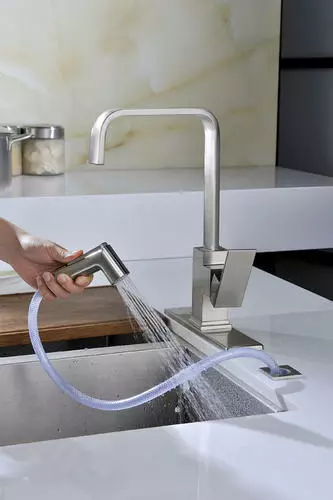 Tuscany® Ginkgo™ One-Handle Stainless Steel Kitchen Faucet 5 Tuscany® Ginkgo™ One-Handle Stainless Steel Kitchen Faucet - Image 5