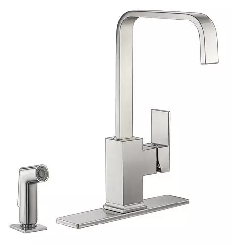 Tuscany® Ginkgo™ One-Handle Stainless Steel Kitchen Faucet 1 Tuscany® Ginkgo™ One-Handle Stainless Steel Kitchen Faucet