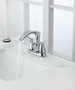 Tuscany® Esa™ Two-Handle 4" Centerset Polished Chrome Bathroom Faucet -Tuscany Shop 6737069 IU RS 45