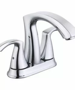 Tuscany® Esa™ Two-Handle 4" Centerset Polished Chrome Bathroom Faucet