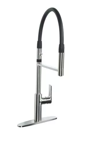 Tuscany® Salton One-Handle Pull-Down Stainless Steel Kitchen Faucet 1 Tuscany® Salton One-Handle Pull-Down Stainless Steel Kitchen Faucet