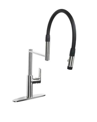 Tuscany® Salton One-Handle Pull-Down Stainless Steel Kitchen Faucet 10 Tuscany® Salton One-Handle Pull-Down Stainless Steel Kitchen Faucet - Image 10