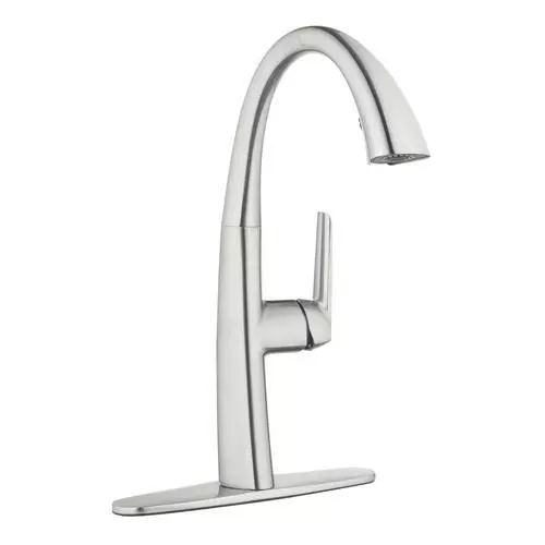 Tuscany® Bourn One-Handle Pull-Down Stainless Steel Kitchen Faucet 1 Tuscany® Bourn One-Handle Pull-Down Stainless Steel Kitchen Faucet