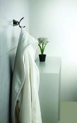 Tuscany® Esa™ Polished Chrome Robe Hook 3 Tuscany® Esa™ Polished Chrome Robe Hook - Image 3