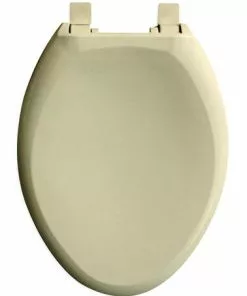 Tuscany® Elongated Bone Plastic Slow-Close Toilet Seat