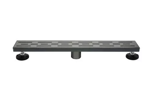Tuscany® 24" Oil-Rubbed Bronze Offset Pattern Designer Linear Drain 1 Tuscany® 24" Oil-Rubbed Bronze Offset Pattern Designer Linear Drain