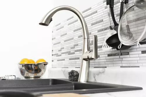 Tuscany® Bourn One-Handle Pull-Down Stainless Steel Kitchen Faucet 3 Tuscany® Bourn One-Handle Pull-Down Stainless Steel Kitchen Faucet - Image 3