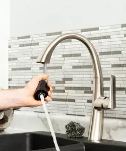 Tuscany® Bourn One-Handle Pull-Down Stainless Steel Kitchen Faucet 8 Tuscany® Bourn One-Handle Pull-Down Stainless Steel Kitchen Faucet -Tuscany Shop 903T4220501SS SPRAY