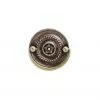 Buck Snort™ Round 2" (51mm) Center-to-Center Brass Ox Tuscany Drop Cabinet Pull
