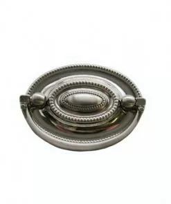 Buck Snort™ Oval 2-1/4" (57mm) Center-to-Center Satin Nickel Tuscany Drop Cabinet Pull