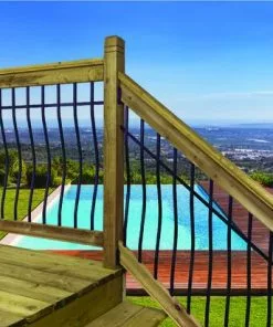 Vista Railing Systems Vista Tuscany 6' Cedartone Pine Stair Deck Railing Kit